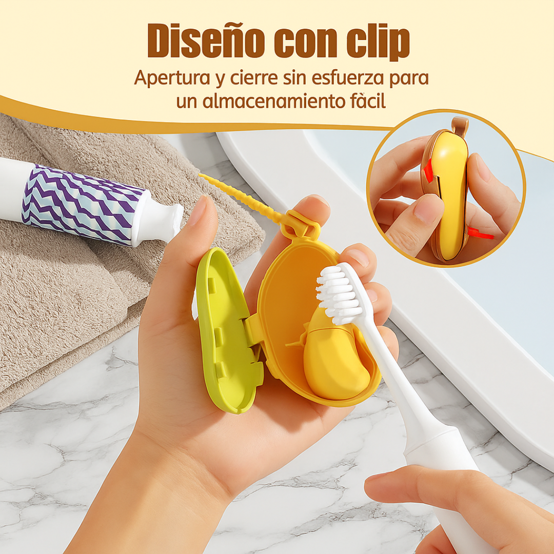 Estuche Portátil para Cepillo de Dientes